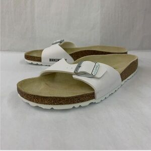 Birkenstock Madrid Birko-Flor White New in Box Size EU 35/ US 4-4.5